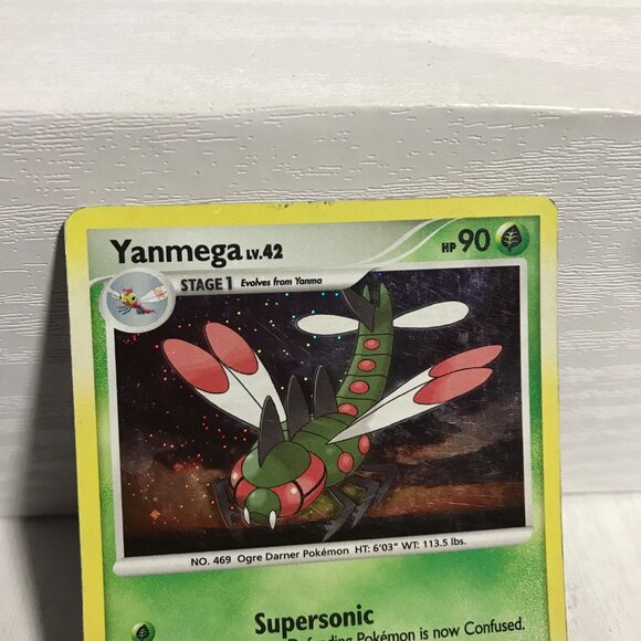 Yanmega Lv.42 Pokémon Card 5/17 Holo Rare Diamond & Pearl Stormfront - Picture 5 of 5